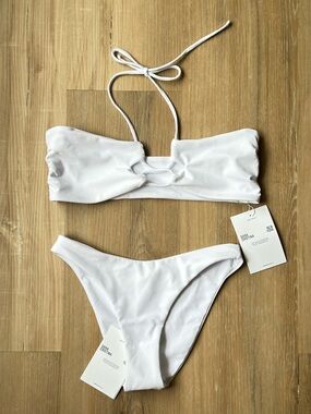 Sara Cristina White Bikini Set - Women's Swim